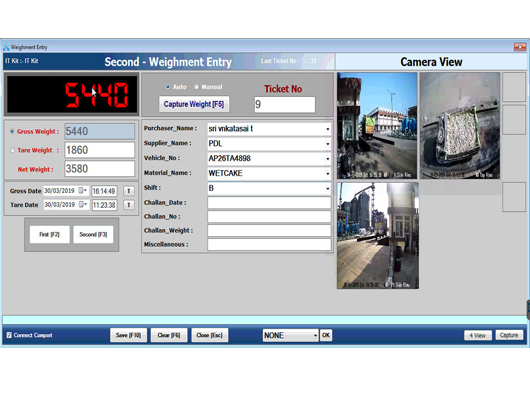 weighbridge cctv data collection software